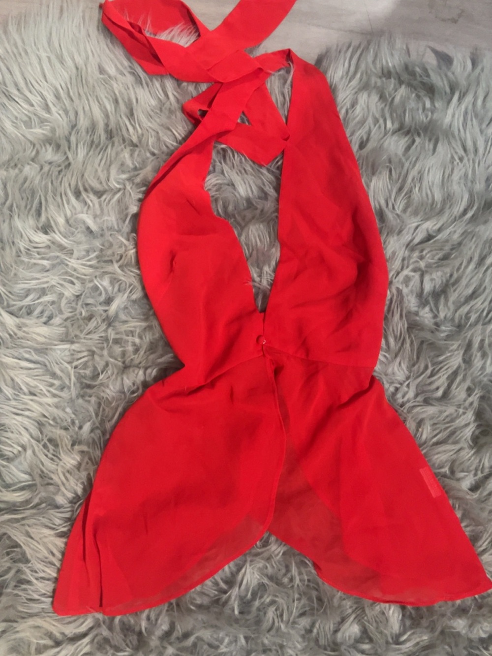 Peppermayo Red Sleeveless Top